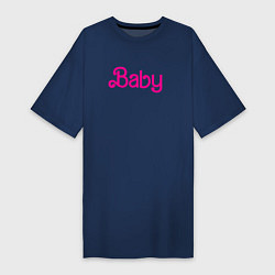 Женская футболка-платье Ребенок Барби