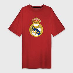 Женская футболка-платье Real madrid fc sport
