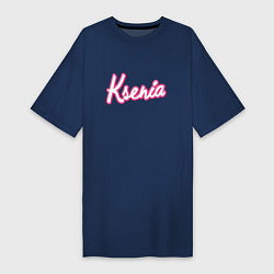 Женская футболка-платье Ксения в стиле Барби