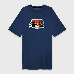 Женская футболка-платье Титан Спикермен с титаном Камераменом