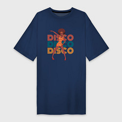 Женская футболка-платье Disco girl
