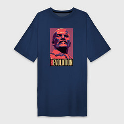 Женская футболка-платье Lenin revolution