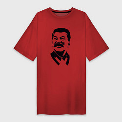 Женская футболка-платье Образ Сталина