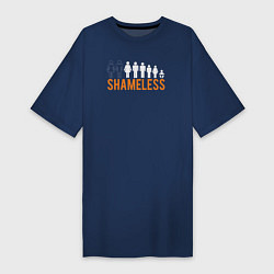 Женская футболка-платье Shameless evolution