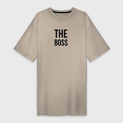 Женская футболка-платье The boss - Couple