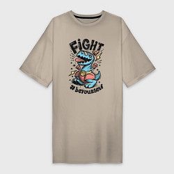 Женская футболка-платье Fight Light