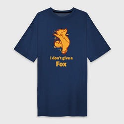 Женская футболка-платье I dont give a fox