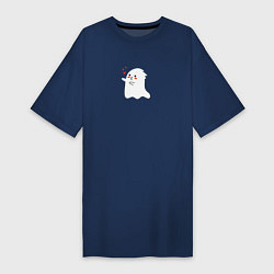 Женская футболка-платье Влюбленный призрак
