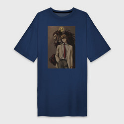 Женская футболка-платье Тетрадь смерти Лайт Ягами