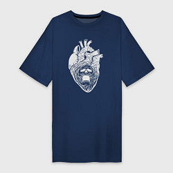 Женская футболка-платье Dead heart