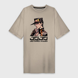 Женская футболка-платье Jotaro Kujo - Jojo ai art