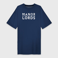 Женская футболка-платье Manor lords logo