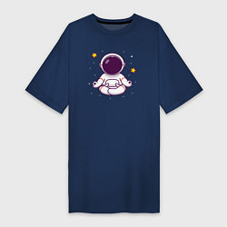 Женская футболка-платье Космический релакс