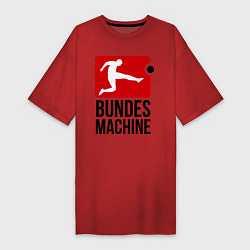 Женская футболка-платье Bundes machine football