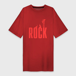 Женская футболка-платье Rock Flame