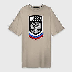 Женская футболка-платье Russia