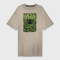 Женская футболка-платье Suicide Silence