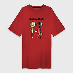 Женская футболка-платье Radiohead Peoples