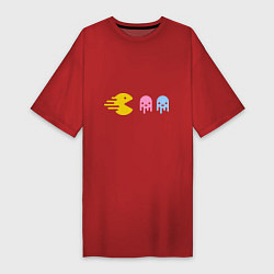 Женская футболка-платье Pac-Man: Fast Eat
