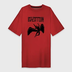 Женская футболка-платье Led Zeppelin Swan