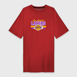Женская футболка-платье Los Angeles Lakers