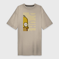 Женская футболка-платье Homer Doh!