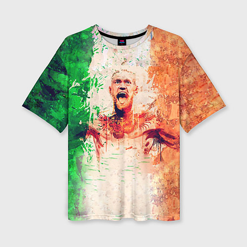 Женская футболка оверсайз Conor McGregor: Ireland / 3D-принт – фото 1