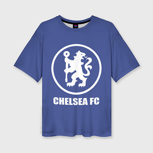Женская футболка оверсайз Chelsea FC / 3D-принт – фото 1