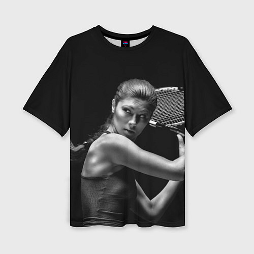 Женская футболка оверсайз Ответный удар / 3D-принт – фото 1