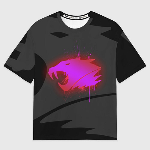 Женская футболка оверсайз CS:GO: iBUYPOWER Black Сollection / 3D-принт – фото 1