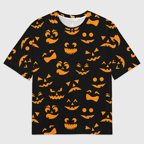Женская футболка оверсайз Хэллуин 6 / 3D-принт – фото 1