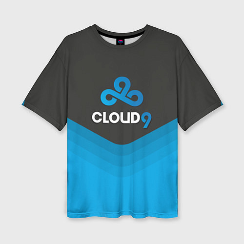 Женская футболка оверсайз Cloud 9 Uniform / 3D-принт – фото 1