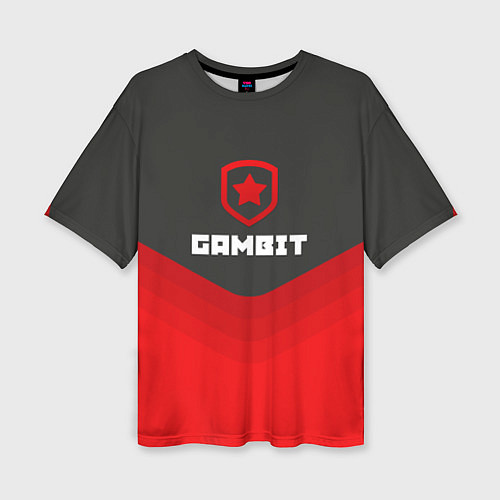 Женская футболка оверсайз Gambit Gaming Uniform / 3D-принт – фото 1