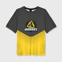 Футболка оверсайз женская Godsent Uniform, цвет: 3D-принт