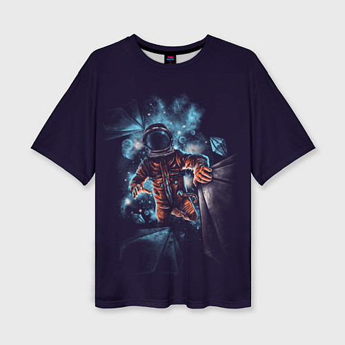 Женская футболка оверсайз Неизвестная галактика / 3D-принт – фото 1