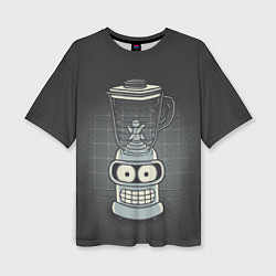 Футболка оверсайз женская Bender Blender, цвет: 3D-принт