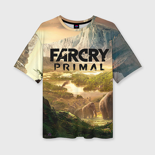 Женская футболка оверсайз Far Cry: Primal / 3D-принт – фото 1