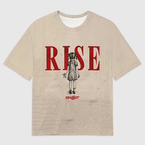 Женская футболка оверсайз Skillet: Rise / 3D-принт – фото 1