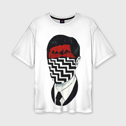 Женская футболка оверсайз Twin Peaks Face
