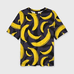 Женская футболка оверсайз Бананы