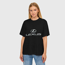 Футболка оверсайз женская Lexus, цвет: 3D-принт — фото 2