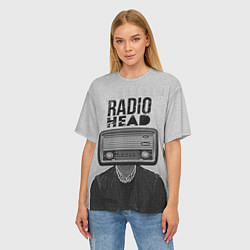 Футболка оверсайз женская Radiohead Retro, цвет: 3D-принт — фото 2