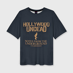 Женская футболка оверсайз Hollywood Undead: Underground