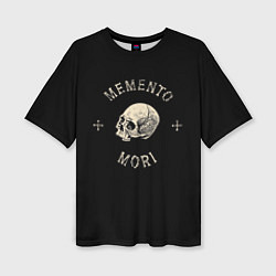 Женская футболка оверсайз Memento Mori