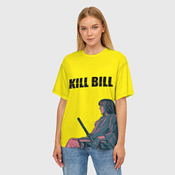 Футболка оверсайз женская Kill Bill, цвет: 3D-принт — фото 2