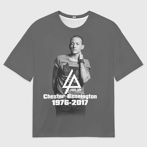 Женская футболка оверсайз Память о Беннингтоне / 3D-принт – фото 1