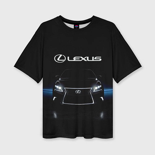 Женская футболка оверсайз Lexus / 3D-принт – фото 1