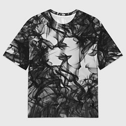 Футболка оверсайз женская Smoke, цвет: 3D-принт