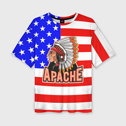 Женская футболка оверсайз Apache
