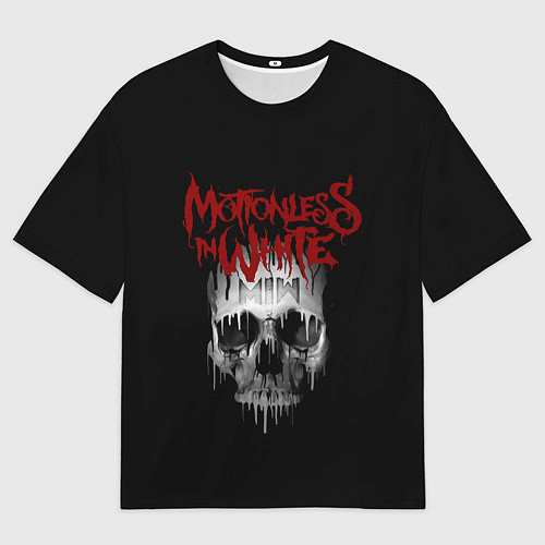 Женская футболка оверсайз MIW Skull / 3D-принт – фото 1